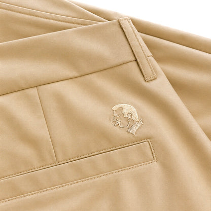 The TK Pleated Trouser in Khaki