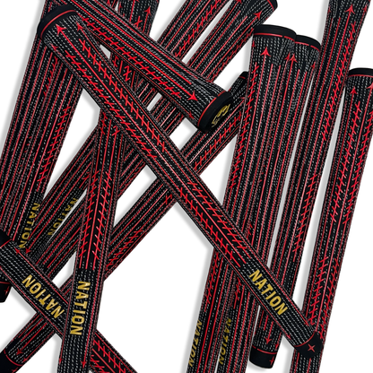 13 Grip Player Pack-Perfecto Cord-Tac RED